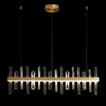 Геометрический нержавеющий ODM верхнего сегмента светильников Кристл роскошный привесной