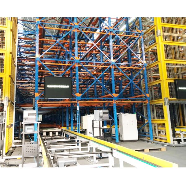 Four-Way Shuttle Pallet ASRS Room Temperature Warehouse Automatic Storage and Retrieval System Radio Shuttle Racking