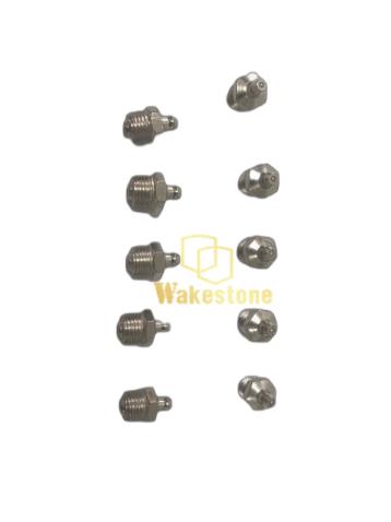 Nickel Plated Replacement Grease Nipples Corrosion Resistant For Excavator