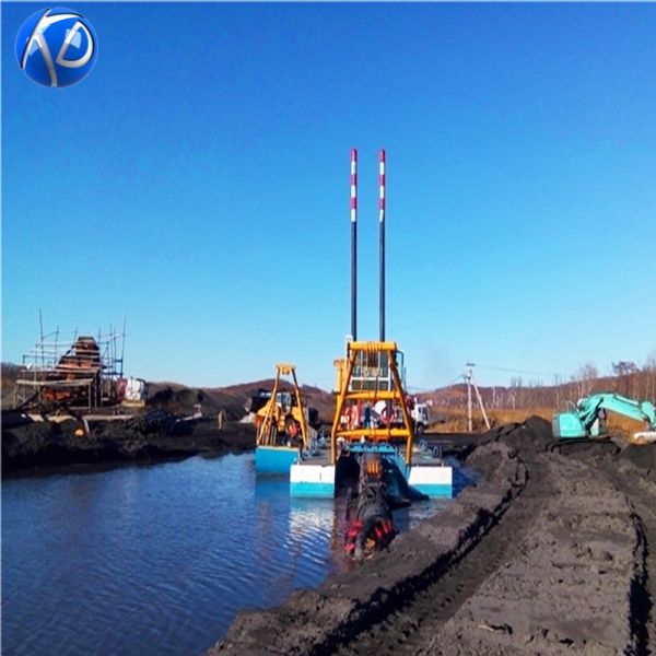 Custom KEDA China Shipyard Diesel Power Cutter Suction Dredger Sand Dredging Machine Used for Gold Mining