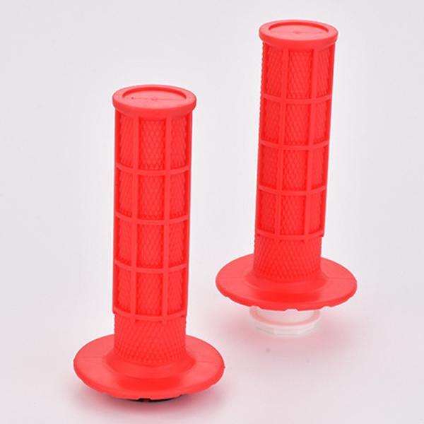 Orange TPE Customized 22mm Universal Motorcycle Handlebar Grips for Modified Bikes