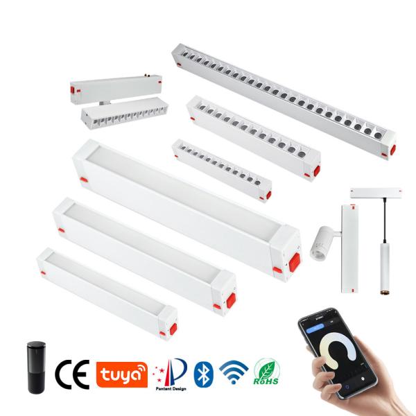 Household White LED Linear Flood Light Grille Light Concealed Surface Mounted