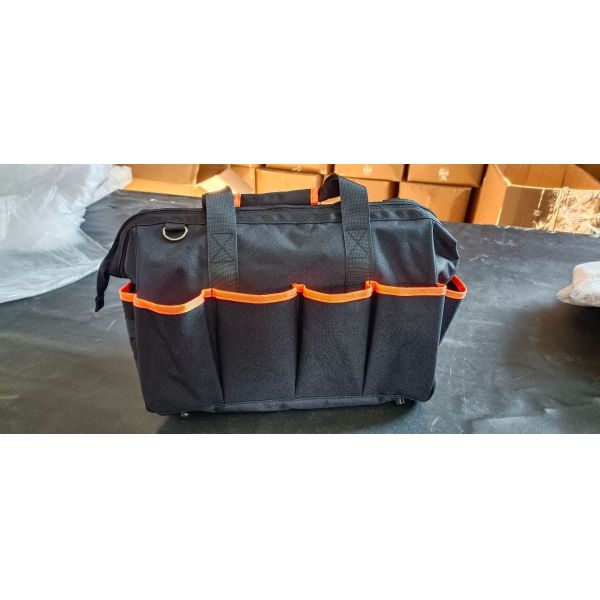 In Stock New Style 17Inch Heavy Duty Zipper Closure Thickened Wear Resistant Oxford Cloth Portable Storage Tool Bag