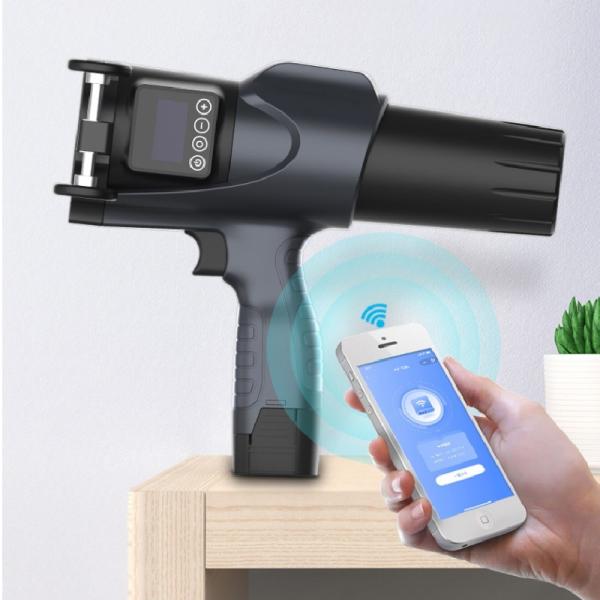 6000Mha Battery Capacity Handheld Cij Online Carton Inkjet Printer 60mm Print Height