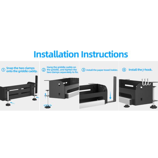 Универсальный барбекю гриль касси с бумажным полотенцем держатель нож держатель наружной 28