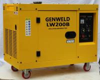 C.A. diesel silencieux portatif 4.0kW de Generator With de la soudeuse 170A de puissance de sortie