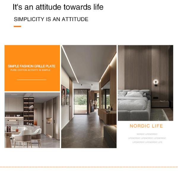 Panneaux en bois de placage en bois de grain de charbon de bois d'administration de panneau en bambou de mur