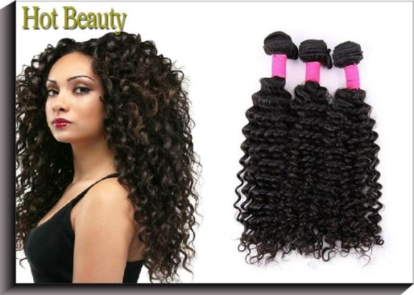 Original Brazilian Deep Wave Hair  20'' 22'' 24'' Double Strong Weft