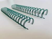 Or/double attache de fil colorée de boucle de 6.4-44mm pour des journaux