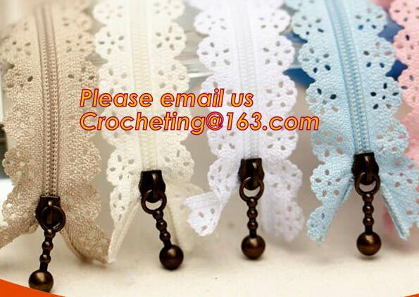 garments zippers by meters for corn teeth zipper, YKK garment nylon zipper with metal slider