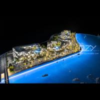 Manual Escala Impressão 3D Modelo Arquitetônico Doha Les Vagues RéSidence 1/250