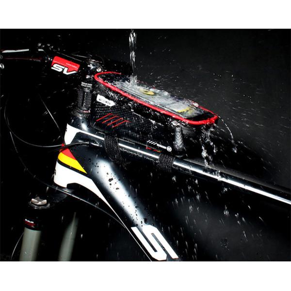 Front Tube Frame Bike Bicycle Handlebar Bag with 1L Capacity Waterproof Phone Mount