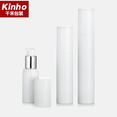 15-50ml Airless Foundation Bottle 30ml PP Full Cap Screw Skincare Cream Serum Lotion