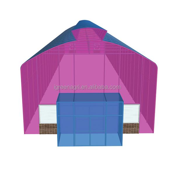 Hot Dipped Galvanized Steel Pipe Greenhouse Vent for Open Ventilation and Ridge Roof
