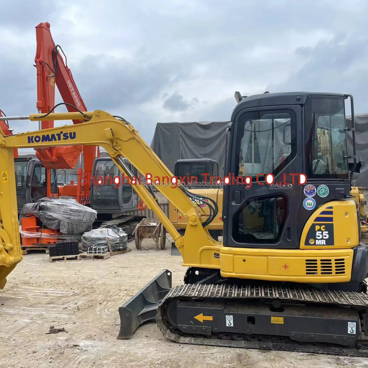 Komatsu PC55MR Mini Excavator with 90% Degree and Original Hydraulic Cylinder