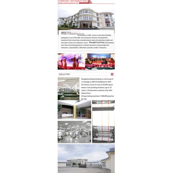 Упаковка мешка алюминиевой фольги BRC