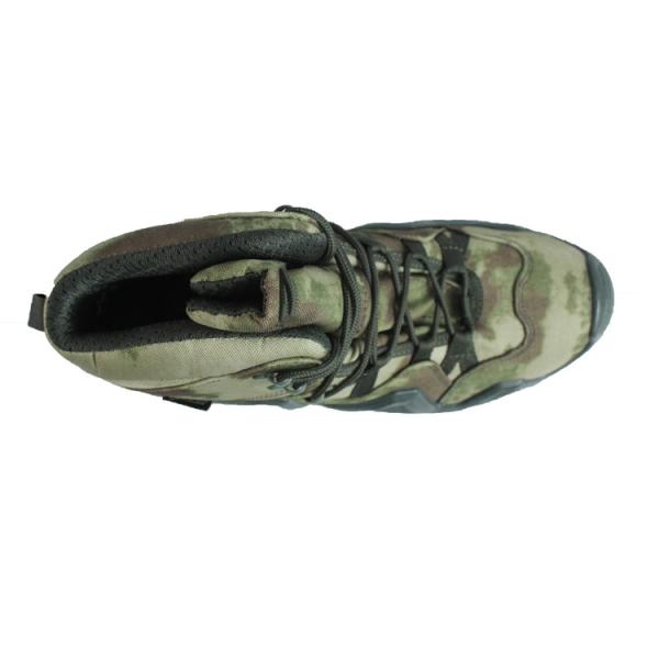 Matériau de revêtement en maille PUPU semelle extérieure pour chaussures en cuir durables et respirantes bottes militaires