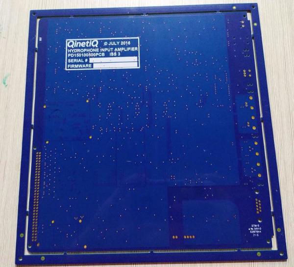 8 Layers FR4 Blue Soldmask 1.6mm 1OZ Copper Thickness Multilayer PCB Board