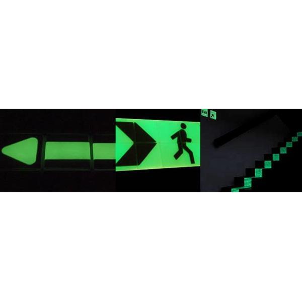 Лента винила анти- ЛЮБИМЦА ленты винила носки Photoluminescent накаляя дневная