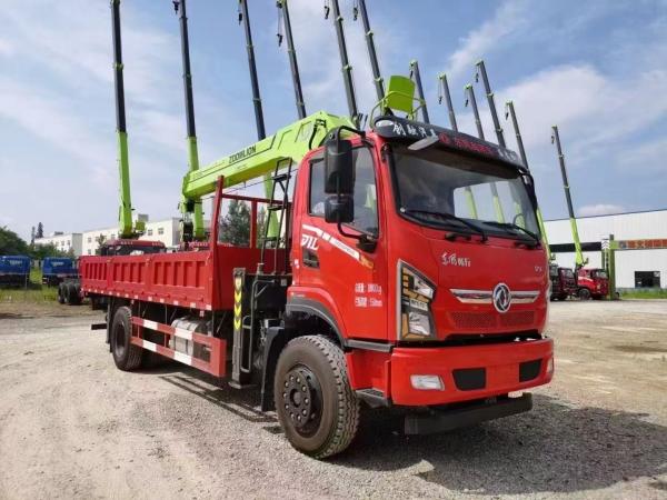 Durable 2-ton, 3-ton, 3.2-ton Flexible 4-ton, 5-ton Hydraulic Lifting Mobile Telescopic Arm Truck Mounted Crane