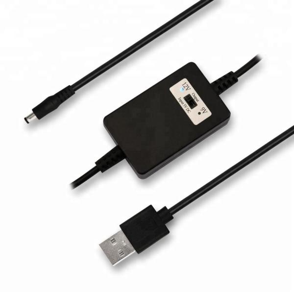 Cabo Conversor USB para 12V para Roteador WIFI e Câmera 5V para 9V 12V Step Up