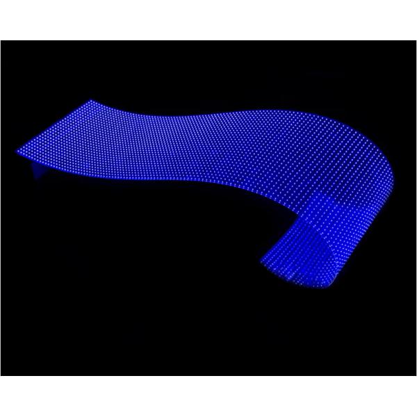 P8 Flexible Crystal Core Film Screen Indoor Glass Window Curtain Film Publicitario Display digital transparente y de alta calidad