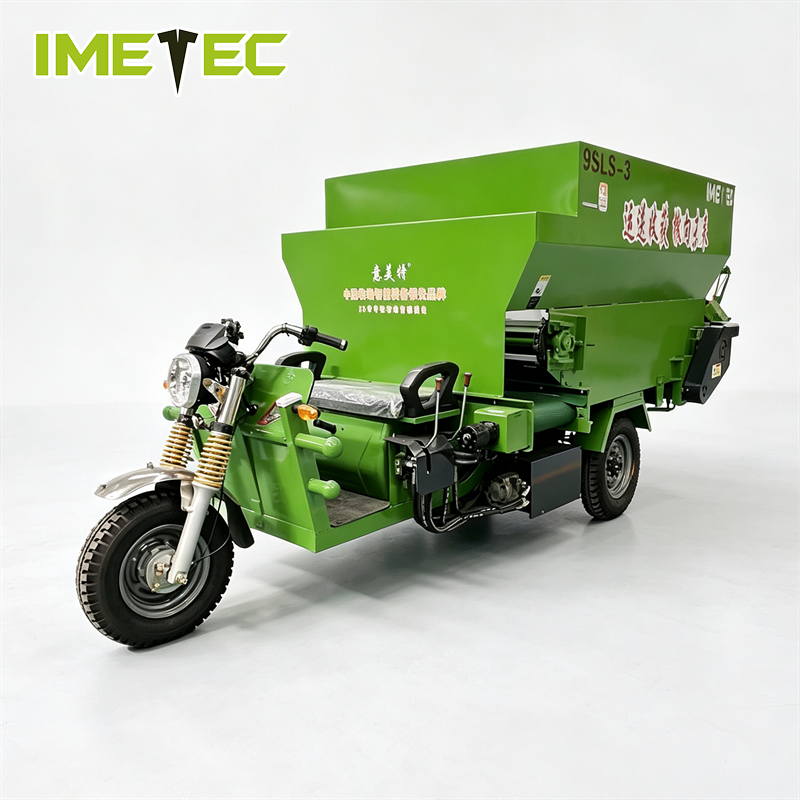 72V Feed Spreader Distribution Tricycle Truck Vehicle For Beef Cattle Sheep Farm