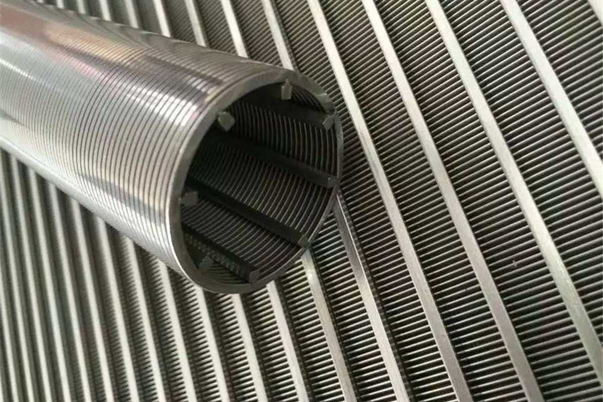 High structural strength Johnson wedge wire screen pipe filtering slot inner for filter water