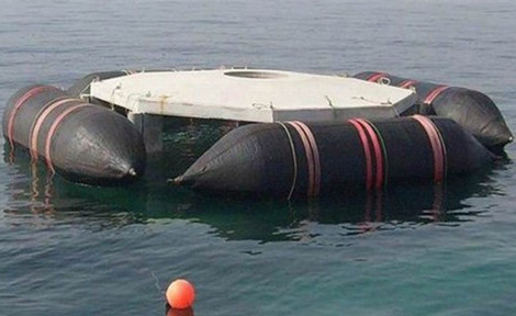 Big Capacity Marine Salvage Airbags Large Diameter Inflatable Pontoon Airbag