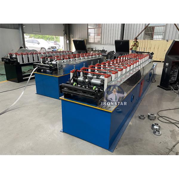 “Double U Channel Two In One Roll Forming Machine US Standard PLC Control High Speed U Shape Steel Keel Cold Roll Form Equipment For Construction”