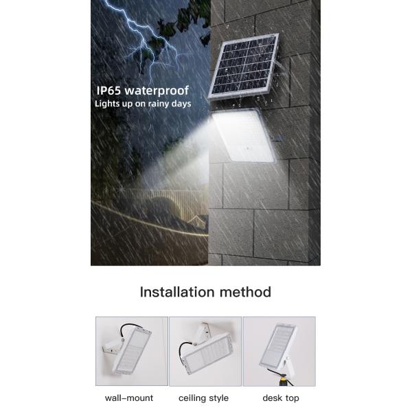 100w 200w 300w Led Solar Steet Light Flood Lamp for Stable and Consistent Lighting