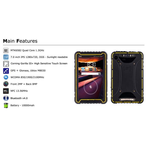 Newest BATL BT67 7inch Sunlight Readable industrial handheld computer