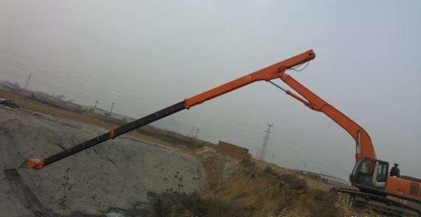 Any Brand Excavator Telescopic Boom 12 - 30 Meter Digging Depth Q345 Material