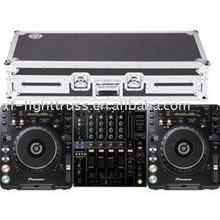 Aluminum Flight Case With Wheels / Handles Plastic 2U to 24U Rack Case