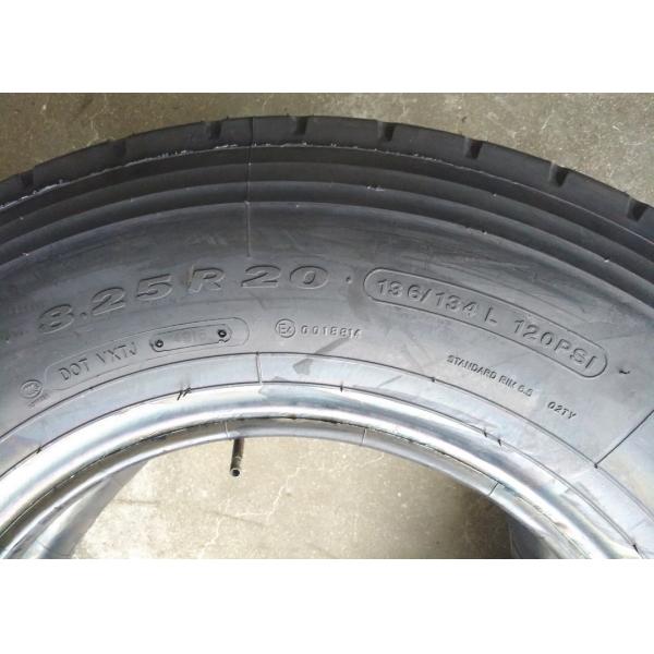 8.25R20 Long Mileage Travel Coach Tires Excellent Grip Performance Black Color