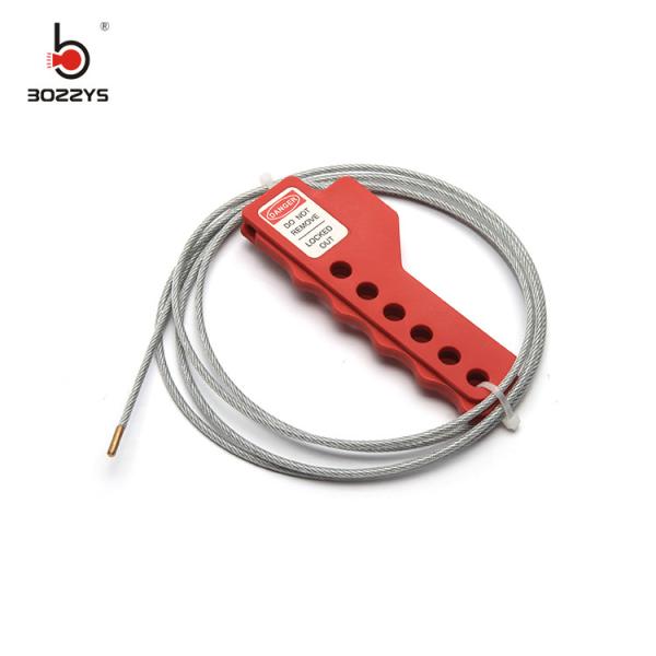 Small Adjustable Cable Lock Red Color For Joint Venture Automobile Factory