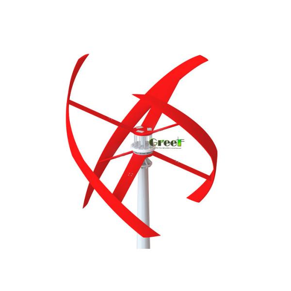 High Efficiency 5KW Vertical Axis Wind Turbine Low Speed Wind Electricity