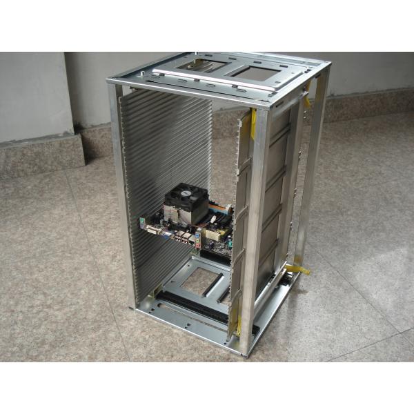 Talla 355 estática anti del estante del metal de la revista del ESD SMT de la aleación de aluminio * 320 * 563 milímetros