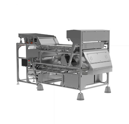 HDF Plus AI Sorter Engineered For Higher Hygiene Standards; Flexible Setup Specialized For Premium IQF Vegetables And Fruit Sorting; AI Deep Learning Algorithms Improve Continuously