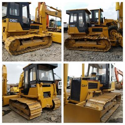 Cat D5C Bulldozers utilisés Traces sans fuites 105 CV 78 kW Pour les projets de défrichage