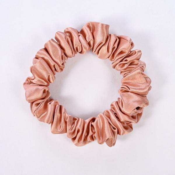 Silk Scrunchies For Hair 100% Mulberry Silk Ties For Curly Hair Scrunchies Prevent Breakage