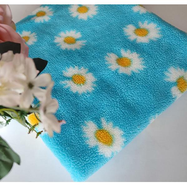Солнцецвет 370gsm напечатал ватку Sherpa для сумки крышки софы Pillowslip