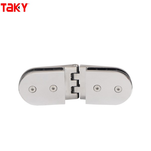 Wholesale Frameless Glass Door Pivot Hinge180 Degree Glass Bathroom Clip