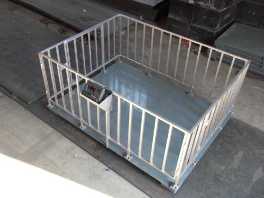 Steel Platform Livestock Weighing Scales 1.5*1.2m 1500KG Electronic Custom Size