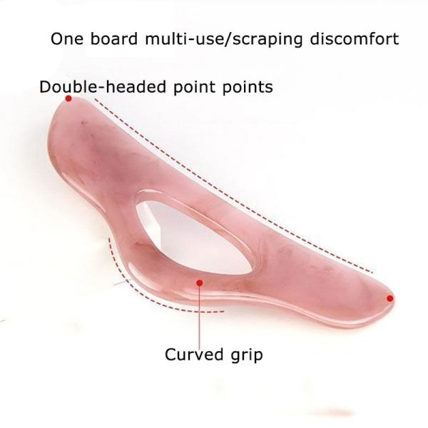 Customized Color Resin Gua Sha Massage Therapy Tools for Body Sculpting 20.5*8.7cm