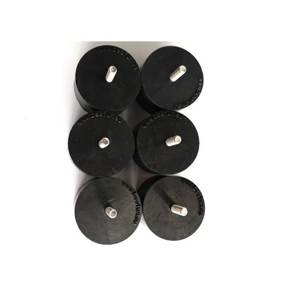 M5 / M6 Rubber Vibration Isolator Mounts Custom Molded Rubber Parts