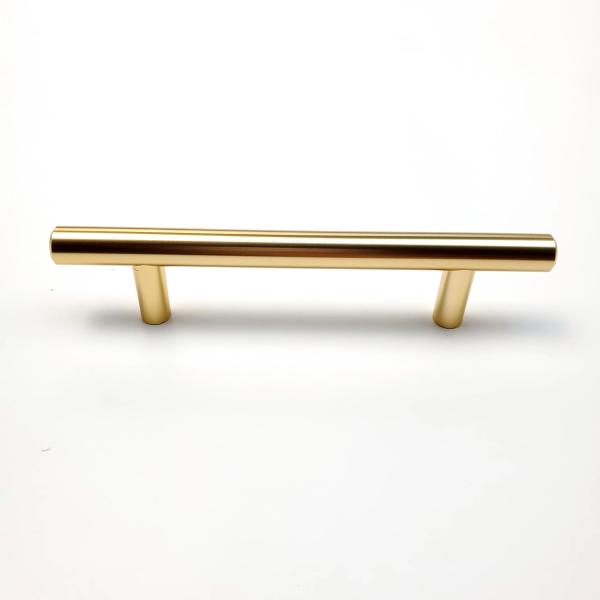 OEM 96mm Stainless Steel Gold Kitchen Cabinet Handles With Screws
