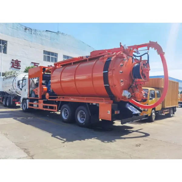 Isuzu 15 Cubic Meter Vacuum Suction Truck, Pipeline Flushing Truck, Sludge Pumping Truck, Factory Price for Sale