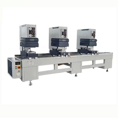 THREE HEAD SEAMLESS WELDING MACHINE FOR PVC WINDOW AND DOOR PROFILES