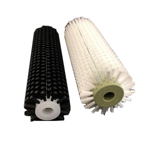 Tufted Bristle Custom Industrial Brushes Cylindrical Fruit Polishing Cleaning Brush Roller